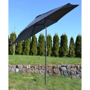SODINIS SKĖTIS 300CM SULANKSTOMAS PILKAS 1020761 - Image 8