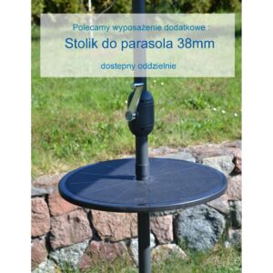 SODINIS SKĖTIS 300CM SULANKSTOMAS PILKAS 1020761 - Image 9