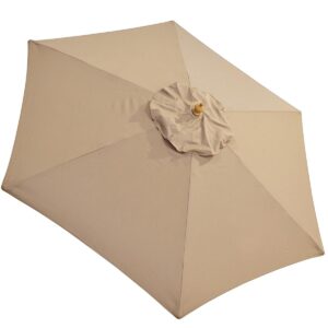 MEDINIS SODOS SKĖTIS 250CM SULANKSTOMAS SMĖLIO SPALVOS 931250 - Image 3