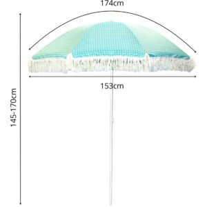 PAPLŪDIMIO IR SODO SKĖTIS SU KUTAIS 174CM ŽALIAS 1073781 - Image 5