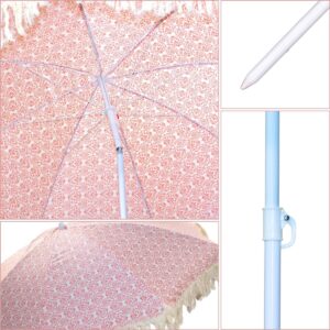 PAPLŪDIMIO IR SODO SKĖTIS SU KUTAIS 174CM RAUDONAS 1073804 - Image 4