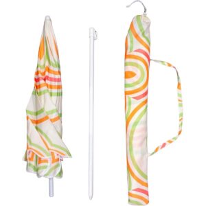 PAPLŪDIMIO IR SODO SKĖTIS 160CM ORANŽINIS ŽALIAS 1073811 - Image 2