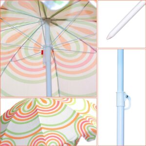 PAPLŪDIMIO IR SODO SKĖTIS 160CM ORANŽINIS ŽALIAS 1073811 - Image 3
