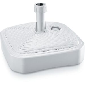 KVADRATINIS SKĖČIO PAGRINDAS UMBRELLA BASE ROTANGO BALTAS 977942