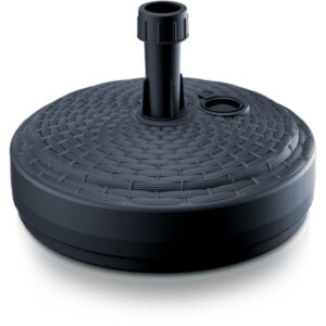 SKĖČIO PAGRINDAS UMBRELLA BASE APVALUS ROTANGO IMITACIJOS ANTRACITO SPALVOS 977874