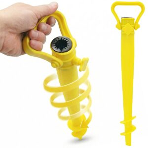 PLASTIKINIS ĮSUKAMAS SKĖČIO LAIKIKLIS 37CM GELTONAS 1083063
