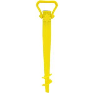 PLASTIKINIS ĮSUKAMAS SKĖČIO LAIKIKLIS 37CM GELTONAS 1083063 - Image 2