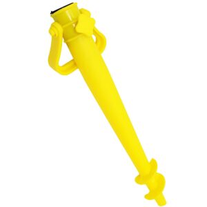 PLASTIKINIS ĮSUKAMAS SKĖČIO LAIKIKLIS 37CM GELTONAS 1083063 - Image 4