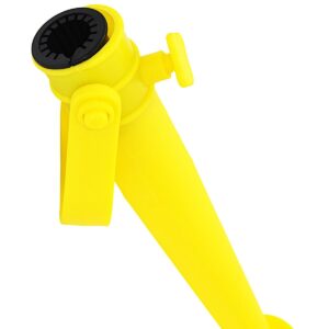 PLASTIKINIS ĮSUKAMAS SKĖČIO LAIKIKLIS 37CM GELTONAS 1083063 - Image 5