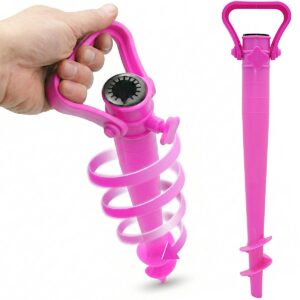 PLASTIKINIS ĮSUKAMAS SKĖČIO STOVAS 37CM ROŽINIS 1083087