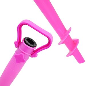 PLASTIKINIS ĮSUKAMAS SKĖČIO STOVAS 37CM ROŽINIS 1083087 - Image 3