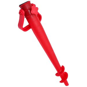 PLASTIKINIS ĮSUKAMAS SKĖČIO PAGRINDAS 37CM RAUDONAS 1083100 - Image 4
