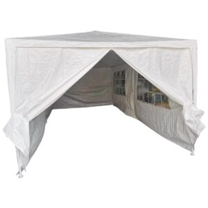 SODAS PAVĖSINĖ CATERING PALAPINĖ PE 6x3M + 6 SIENELĖS BALTA 1032634 - Image 4