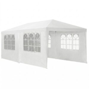 SODAS PAVĖSINĖ CATERING PALAPINĖ PE 6x3M + 6 SIENELĖS BALTA 1032634 - Image 10