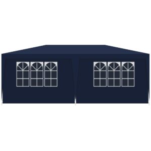 SODO PAVILJONAS CATERING PALAPINĖ PE 6x3M + 6 SIENELĖS TAMSIAI MĖLYNAS 1039602