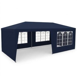 SODO PAVILJONAS CATERING PALAPINĖ PE 6x3M + 6 SIENELĖS TAMSIAI MĖLYNAS 1039602 - Image 3