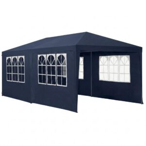 SODO PAVILJONAS CATERING PALAPINĖ PE 6x3M + 6 SIENELĖS TAMSIAI MĖLYNAS 1039602 - Image 5