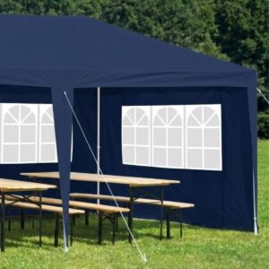 SODO PAVILJONAS CATERING PALAPINĖ PE 6x3M + 6 SIENELĖS TAMSIAI MĖLYNAS 1039602 - Image 7