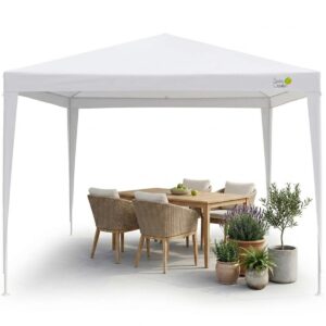 SODO PAVILIONAS PALAPINĖ PE 3x3x2.45M BALTAS SASKA GARDEN 1067827
