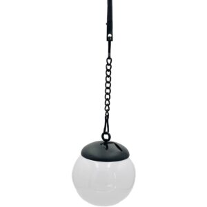 PLASTIKINĖ SAULĖS ENERGIJA ĮKRAUNAMA KABINAMA LEMPA-RUTULYS SU SPAUSTUKU 10X30CM 1057170 - Image 2