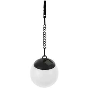 PLASTIKINĖ SAULĖS ENERGIJA ĮKRAUNAMA KABINAMA LEMPA-RUTULYS SU SPAUSTUKU 10X30CM 1057170 - Image 8