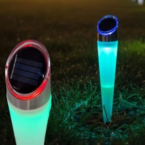 SAULĖS ENERGIJA ĮKRAUNAMAS ŠVIESTUVAS TAKELIUI 4LED 2 SPALVOS 32,5CM 1065090 - Image 6