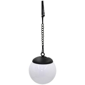 PLASTIKINĖ SAULĖS ENERGIJA ĮKRAUNAMA KABINAMA LEMPA RUTULYS SU SPAUSTUKU 10X30CM RINKINYS 2VNT. 1077529 - Image 2