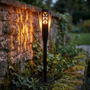 SAULĖS ENERGIJOS LED ŠVIESTUVAS FAKELAS 7,5x7,5x65CM 1077451 - Image 3