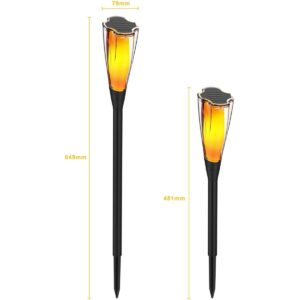 SAULĖS ENERGIJOS LED ŠVIESTUVAS FAKELAS 7,5x7,5x65CM 1077451 - Image 6