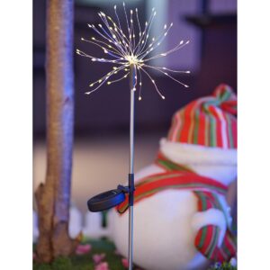 SAULĖS ENERGIJA VEIKIANTI LEMPA KIAULPIENĖ MEDELIS FEJERVERKAI 80CM 90 LED 1032139 - Image 3