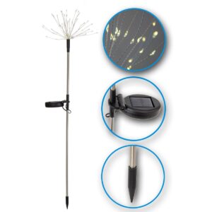 SAULĖS ENERGIJA VEIKIANTI LEMPA KIAULPIENĖ MEDELIS FEJERVERKAI 80CM 90 LED 1032139 - Image 6