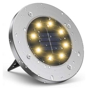 SAULĖS ENERGIJOS LED ŠVIESTUVAS 8 SMD LED, ĮKRAMDOMAS Į GRUNTĄ, RINKINYS 4 VNT. 1039923 - Image 3