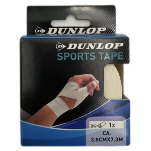 SPORTINĖ KINEZIOLOGINĖ JUOSTA TAPE 7,3Mx3,8CM BALTA DUNLOP 2019857 - Image 2