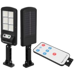 SAULĖS ENERGIJOS GATVĖS ŠVIESTUVAS 120LED + NUOTOLINIO VALDYMO PULTAS JUDESIO IR PRIEBANDOS JUTIKLIS 1046785 - Image 7