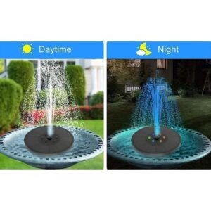 SAULĖS ENERGIJA VEIKIANTIS FONTANO ŠVIESTUVAS TVENKINIUI 5 LED AUTOMATINIS 1046846 - Image 2