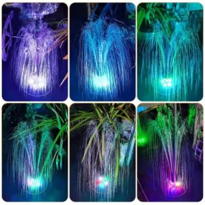 SAULĖS ENERGIJA VEIKIANTIS FONTANO ŠVIESTUVAS TVENKINIUI 5 LED AUTOMATINIS 1046846 - Image 8