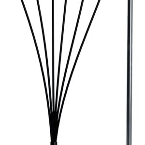 SAULĖS ENERGIJA VEIKIANTIS ŠVIEČIANTIS SODO PAPUOŠIMAS VĖJYJE SIŪBUOJANTYS SPALVOTI RUTULIUKAI 6 LED 72CM 1053271
