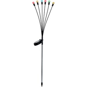 SAULĖS ENERGIJA VEIKIANTIS ŠVIEČIANTIS SODO PAPUOŠIMAS VĖJYJE SIŪBUOJANTYS SPALVOTI RUTULIUKAI 6 LED 72CM 1053271 - Image 5