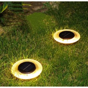 SAULĖS ENERGIJOS DISKINIS ŠVIESTUVAS 28 LED, SKIRTAS SMEIGTI Į GRUNTĄ ARBA TVIRTINTI PRIE SIENOS 1057187 - Image 4