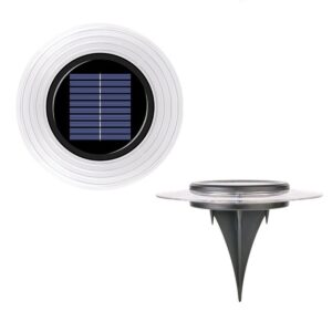 SAULĖS ENERGIJOS DISKINIS ŠVIESTUVAS 28 LED, SKIRTAS SMEIGTI Į GRUNTĄ ARBA TVIRTINTI PRIE SIENOS 1057187 - Image 5