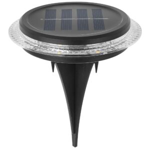SAULĖS ENERGIJA ĮKRAUNAMI DISKINIAI ŠVIESTUVAI, SKIRTI SMEIGTI Į GRUNTĄ ARBA TVIRTINTI PRIE SIENOS, RINKINYS 2 VNT. 1057217 - Image 7