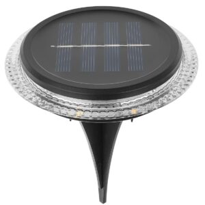 SAULĖS ENERGIJA ĮKRAUNAMI DISKINIAI ŠVIESTUVAI, SKIRTI SMEIGTI Į GRUNTĄ ARBA TVIRTINTI PRIE SIENOS, RINKINYS 2 VNT. 1057217 - Image 10