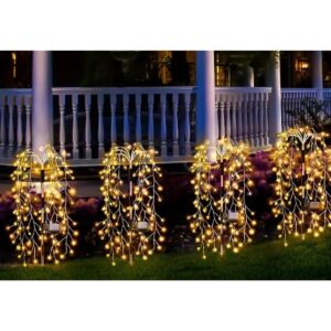 SAULĖS ENERGIJOS LEMPA MEDELIS FEJERVERKAS 72CM 120 LED 1067452