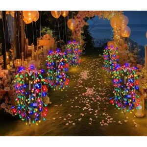SAULĖS ENERGIJA VEIKIANTIS ŠVIEČIANTIS MEDELIS FEJERVERKAS MULTICOLOR 72CM 120 LED 1067469