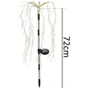 SAULĖS ENERGIJA VEIKIANTIS ŠVIEČIANTIS MEDELIS FEJERVERKAS MULTICOLOR 72CM 120 LED 1067469 - Image 7