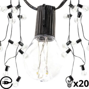PARTY LIGHT LAUKO GIRLIANDA 20 LEMPUČIŲ 100LED 5,8M 230V 1067483 - Image 5