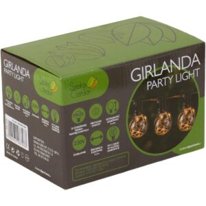 PARTY LIGHT LAUKO GIRLIANDA 20 LEMPUČIŲ 100LED 5,8M 230V 1067483 - Image 9