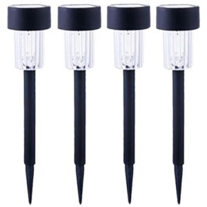 SAULĖS ENERGIJOS PLASTIKINIS ŠVIESTUVAS 4,5x31CM LED RINKINYS 4VNT. 1061535