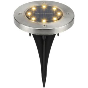 SAULĖS ENERGIJA ĮKRAUNAMAS 8 LED SMD ŠVIESTUVAS ĮSTATOMAS Į ŽEMĘ 1VNT 1077512 - Image 7