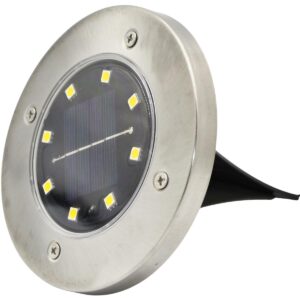 SAULĖS ENERGIJA ĮKRAUNAMAS 8 LED SMD ŠVIESTUVAS ĮSTATOMAS Į ŽEMĘ 1VNT 1077512 - Image 8